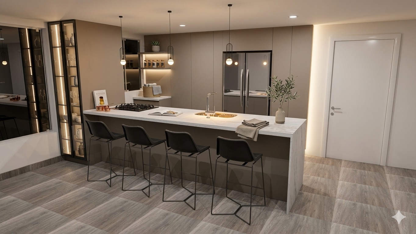 Diseño de cocina premium — RENNOVAR reformas Medellín